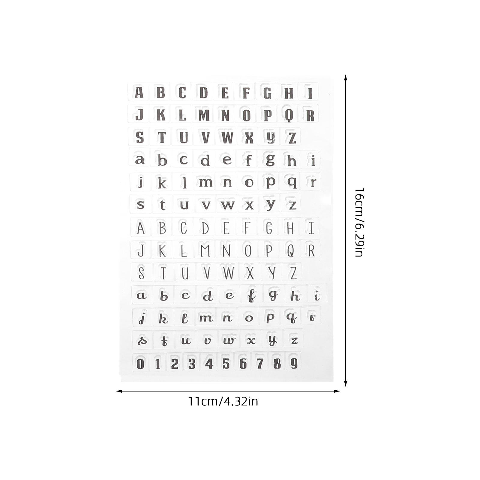 Ensemble de 4 tampons transpar - Clear Silicone Stamps For Card Making avis et prix